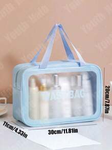 1-6 Pieces Set Hanging Travel Cosmetic Bag, Portable Toiletry Bag For Washing, Bathing, Makeup Organization, Carrying With You, Beauty Storage, Beach, Dry & Wet Separation, Swimming, Feminine Hygiene, Skincare, Waterproof Laundry Bag, Multi-Functional Storage Bag For Makeup Storage And Categorization, Such As Foundation Summer Travel, Vacation Home Bathroom Decor Holiday Makeup Organizer Bathroom Accessories Back To School