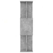 Bücherregal/Raumteiler Betongrau 80x24x96 cm Holzwerkstoff - Verschiedenfarbig - Übersicht 6