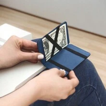 哑光皮革魔术钱包 卡包，短款 韩国创意风格 男士圣诞礼物 旅行必备品 冬季爸爸礼物 男朋友礼物 男士钱包 腕带钱包 手拿包 男士钱包 零钱包 包包 节日感恩节钱包 复古节日必备品 男士包包 夏季复古校园 运动生活 - 彩色 - 查看 2