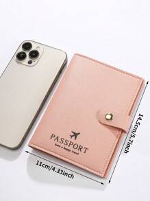 Capa para passaporte com letras de voo pretas personalizáveis, acessório essencial para viagens ao ar livre para personalização privada faça você mesmo, colorida, fofa, adorável, contraída, engraçada, kawaii, Y2K, minimalista, para deslocamento, casual de negócios, básica, personalizada, única, personalizada, presentes ideais para ele, presentes ideais para ela, para ela, para a família, amigos, namorada, para aniversários, para aniversários, para feriados/férias, para atividades ao ar livre/passeios/viagens/caminhadas/estádio/esportes/escalada, para negócios/deslocamento/trabalho/escritório