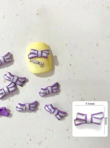 Nail Charms Nail Supplies Nail Art Nail Gems DIY Nails 2Pcs/12pcs Purple Nail Charms - Purple - View 8