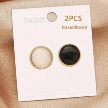 1/2/4入 磁吸式無縫免縫襯衫毛衣扣 防露隱形扣 珍珠多色珍珠扣 鋅合金 - 彩色 - 查看 15