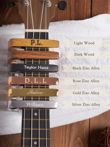 Personalized Guitar Capo Valentine's Day Gift Multiple Colors Available Customized Sentences And Names - Multicolor - View 6