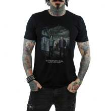 Supernatural Mens Meteor Shower Cotton T-Shirt (Black) - Black - View 5