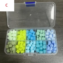 180 hạt sáp niêm phong hình móng vuốt mèo, Bộ hạt sáp niêm phong dùng cho phong bì niêm phong tự làm, thiệp mời đám cưới, đồ thủ công và đồ trang trí, đồ chơi trẻ em - Màu xanh lam - Xem 5