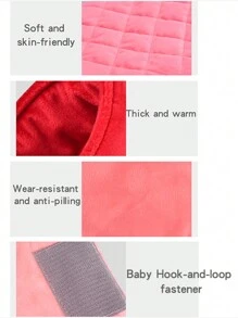 1 pieza Ropa de mascota ajustable para perros pequeños y medianos para otoño/invierno - Rosa - Ver 3