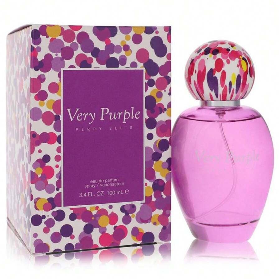 Perry Ellis Very Purple Eau De Parfum 3.4oz - Clear - View 1