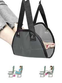 Footrest Office Feet Rest,Airplane Foot Rest Hanging Foot Hammock Simple Airplane Footrest,Portable Adjustable Strap(With Storage Bag), Foot Rest, Airplane Travel Footrest, Flight Leg Hammock Hanger Sling, Portable Travel Accessories Adjustable Height For Plane, Train, Office Bag For School School Accessories School Stuff