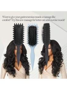 2025 新款卷发梳-卷发梳 定型卷发梳，适用于卷发，卷发梳，湿发，塑造和定型女士卷发