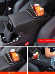 1PC Almofada de apoio de braço de carro Aumenta a almofada de cotovelo Almofada de apoio de braço central de uso geral com suporte para copos de água no assento traseiro Bolsa de armazenamento Design de bolso Pode conter bebidas Telefone celular Cigarros Cartão de alta velocidade Três cores opcionais Modelo geral | Tecnologia de qualidade | Fácil acesso a | Instalação conveniente Desfrute da diversão de direção confortável Alivie a fadiga efetivamente Alivie a direção longa Postura inadequada causada por fadiga e dor no braço