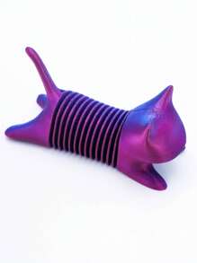 1 pieza Estatua de gato de primavera flexible impresa en 3D - Articulaciones posicionables, adecuada para decoración del hogar, regalo para amantes de los gatos y coleccionistas, disponible en varios colores - Multicolor - Ver 18