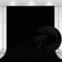 10 X 7 FT Black Backdrop Background For Photography, High Density Polyester Fabr - 1 - View 11