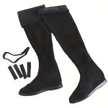 2pcs High Boot Straps, Anti-Slip Hook And Loop Shoelaces Suitable For Boots, Knee-High Boots