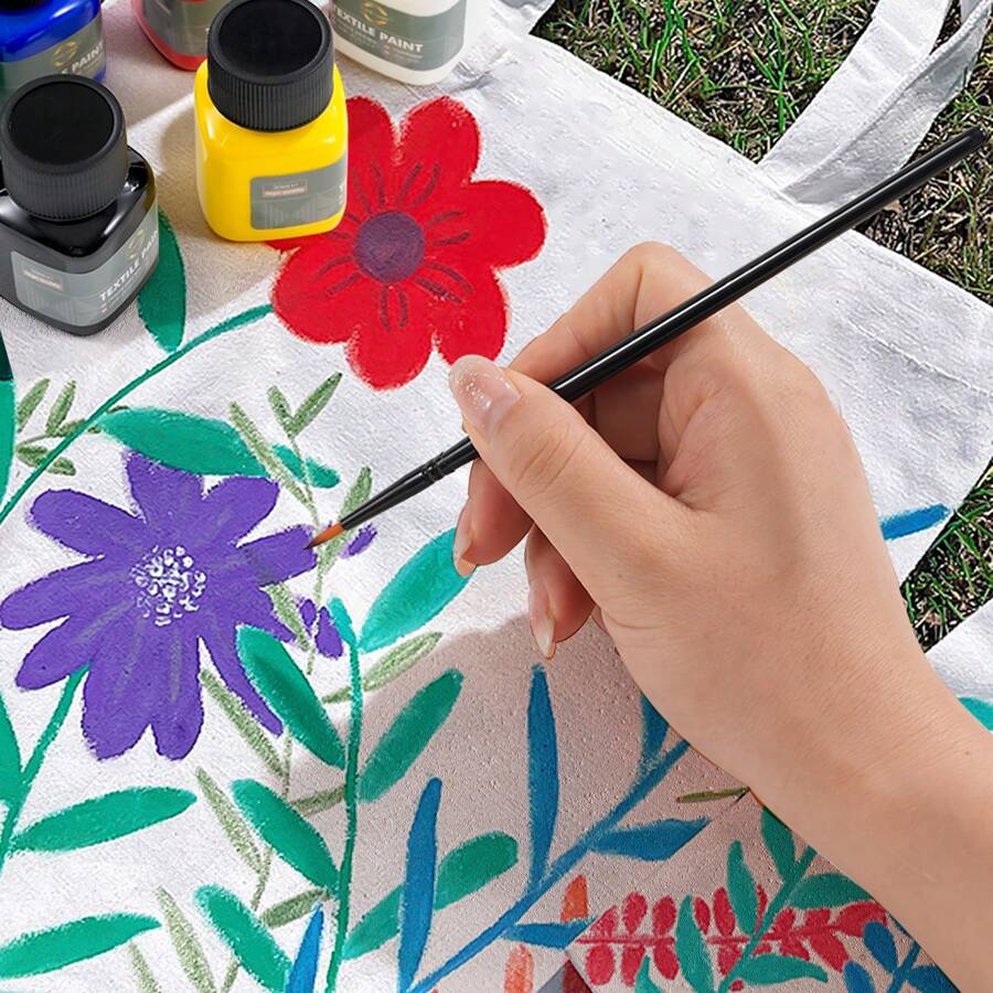 Peinture acrylique professionnelle niveau artiste de Xin Bowen, 6 couleurs de 30 ml, pigment de