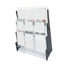 Tabletop Acrylic Card Showcases Stand Elegant 3 Tiers Trading Card Storage Rack Practical Baseball Card Display Rack - Multicolor - View 7