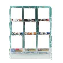 Tabletop Acrylic Card Showcases Stand Elegant 3 Tiers Trading Card Storage Rack Practical Baseball Card Display Rack - Multicolor - View 4