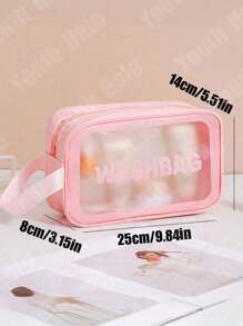 1-6 Pieces Set Hanging Travel Cosmetic Bag, Portable Toiletry Bag For Washing, Bathing, Makeup Organization, Carrying With You, Beauty Storage, Beach, Dry & Wet Separation, Swimming, Feminine Hygiene, Skincare, Waterproof Laundry Bag, Multi-Functional Storage Bag For Makeup Storage And Categorization, Such As Foundation Summer Travel, Vacation Home Bathroom Decor Holiday Makeup Organizer Bathroom Accessories Back To School