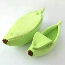 1 件香蕉形宠物床,封闭式设计,柔软舒适的猫/狗/仓鼠/小动物床,适合所有季节,带钩环扣 - 彩色 - 查看 23