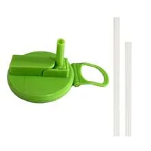 Coperchi per lattine di bibite, cannucce in silicone per lattine di bibite, riutilizzabili, adatti per lattine di bevande standard, birra, succhi, bibite, compatibili con lattine di bibite standard