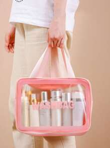 1-6 Pieces Set Hanging Travel Cosmetic Bag, Portable Toiletry Bag For Washing, Bathing, Makeup Organization, Carrying With You, Beauty Storage, Beach, Dry & Wet Separation, Swimming, Feminine Hygiene, Skincare, Waterproof Laundry Bag, Multi-Functional Storage Bag For Makeup Storage And Categorization, Such As Foundation Summer Travel, Vacation Home Bathroom Decor Holiday Makeup Organizer Bathroom Accessories Back To School