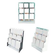 Tabletop Acrylic Card Showcases Stand Elegant 3 Tiers Trading Card Storage Rack Practical Baseball Card Display Rack - Multicolor - View 10