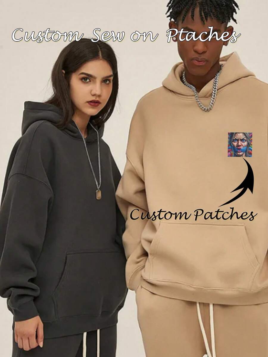 Custom Fashion Woven Sew On Clothing Square Badges,Woven Badges,Square Woven Patches - Image Customization - View 1