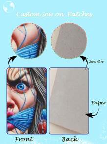 Custom Fashion Woven Sew On Clothing Square Badges,Woven Badges,Square Woven Patches - Image Customization - View 5