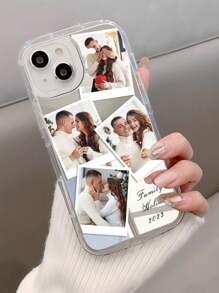 Funda de teléfono personalizada, linda y sexy, adecuada para la vida diaria, amigos, paisajes, playa, mascotas, compatible con iPhone 11 Pro/13 Pro/15 Pro Max, XR, 13, 15, 16 Pro Max, cubierta protectora suave y transparente de TPU, selección de temporada, 2025phonecase - transparente - Ver 3