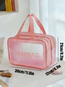 1-6 Pieces Set Hanging Travel Cosmetic Bag, Portable Toiletry Bag For Washing, Bathing, Makeup Organization, Carrying With You, Beauty Storage, Beach, Dry & Wet Separation, Swimming, Feminine Hygiene, Skincare, Waterproof Laundry Bag, Multi-Functional Storage Bag For Makeup Storage And Categorization, Such As Foundation Summer Travel, Vacation Home Bathroom Decor Holiday Makeup Organizer Bathroom Accessories Back To School