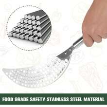 2Pcs Pot Strainer Set Stainless Steel Pasta Colander With Handle Heat Resistance Food Strainer Multipurpose Veggies Drainer For Kitchen Pots Pans Bowls