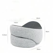 Travel Neck Pillow, Slow Rebound Memory Foam U-Shaped Pillow, Portable U-Shaped Airplane Pillow - Collapsible U-Shaped Neck Pillow - Travel Airplane Pillow