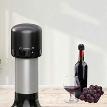 Tapones de vino reutilizables - Mantenga su vino fresco y a prueba de fugas con estos preservadores al vacío, para uso comercial en restaurantes y bares, tapones de botella de vino tinto para uso doméstico, tapón de botella de champán sellado con silicona, tapón de vino de preservación compacto, herramientas de bar, nuevos tapones de vino al vacío reutilizables para botellas de champán de hotel, juego de tapones y selladores de vino a prueba de fugas para restaurante, accesorio de cocina.