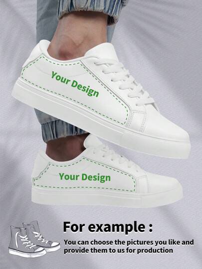 1 Pair Custom Synthetic Skate Shoes, Personalized Picture Sneakers, Custom Skateboard Shoes, Personalized Low Top Synthetic Skate Shoes, Photo Sneakers, Tailored Sneakers For Men And Women, Unique Sports And Casual Footwear, Gifts For Groomsmen, Anniversaries, Valentine's Day, Birthdays, Weddings, Best Friend Gifts, Ideal For Mom/Dad/Her/Him/Girlfriend/Boyfriend/Wife/Husband/Friend.