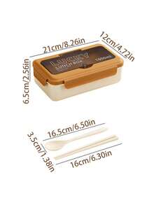 Arbeitsbento-Box mikrowellensicher Abnehm-Mahlzeitenbox-Set, geteilte Fächer & auslaufsicher