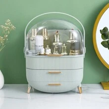 1pc Hộp đựng đồ trang điểm chống bụi để bàn, hộp đựng đồ trang điểm, hộp đựng ngăn kéo đựng sản phẩm làm đẹp, đồ chăm sóc da, phụ kiện mỹ phẩm - Nhiều màu - Xem 15
