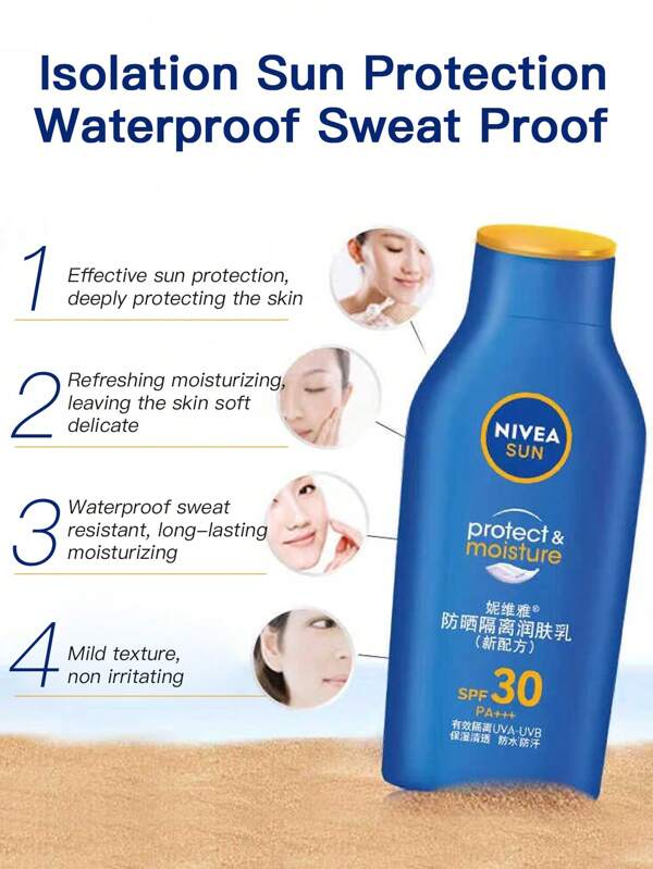 NIVEA Sun Protection Loção Hidratante (Nova Fórmula), 75ml