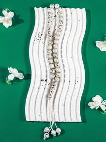 33 件亚克力琥珀珠手工制作 Tasbih Misbaha 水晶手链，祈祷计数器 - 彩色 - 查看 15