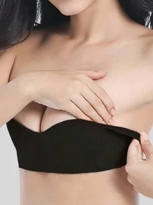 1 件 - 隐形硅胶乳头胸罩，聚拢粘合胸罩乳贴，女士内衣和内衣配件