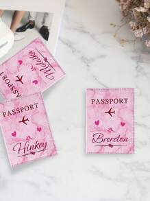 Individuell gestaltbare Mini-Reisepasshülle mit Namen und Muster mit Herzform-Muster, Reisedokumentenorganizer und Kartenetui, geeignet als Geschenk und für den täglichen Gebrauch, modisch und schön, stabil, geeignet für Reisen, Geschäftsreisen, als Geschenk für Familie, Freunde, Paare, Geburtstage, Feiertage, Weihnachtsgeschenke, leicht, vielseitig, faltbar, tragbar, süß, farbig, vintage, reduziert, niedlich, witzig, Urlaubsstimmung/Urlaub, Business Lässig, Pendeln, individuell, personalisiert, einzigartig, angepasst Reisetasche, ideale Geschenke für sie, ideale Geschenke für ihn, für Jahrestage, für Geburtstage, für Feiertage/Urlaub, für die Schule, für Geschäft/Pendeln/Arbeit/Büro, Schulmaterial, Rückkehr zur Schule, für das Büro, für die Schule, für den Klassenraum, für Lehrergaben, für die Universität, für Kollegen, für Studentenwohnheime, für Lehrer, für Jungen und Mädchen, für Teenager, Schüler der Mittelstufe, Schüler der weiterführenden Schule, Studenten, Universitätsstudenten
