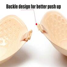 New Invisible Push-Up Bra, Backless Strapless Seamless Front Closure Bra, Women Silicone Self-Adhesive Material, Beach Essential, Beach Accessories, Pool Floats, Beach Essentials - Skin Color Bra Patch - View 5