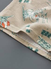 HIALEGION 3 Pcs Men's Underwear Multi-Color Interview Boxer Briefs Patterned Printed Sports Casual Style Simple Comfortable Boxer Briefs - Multicolor - View 6