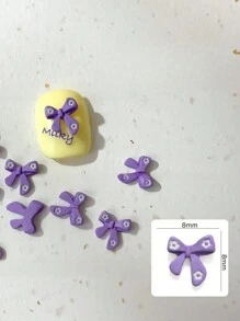 Nail Charms Nail Supplies Nail Art Nail Gems DIY Nails 2Pcs/12pcs Purple Nail Charms - Purple - View 15