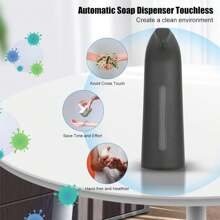 No-Touch Foam Soap Dispenser, Automatic Liquid Soap Dispenser, Automatic Soap Dispenser, Kitchen Soap Dispenser, Soap Dispenser, Automatic Sensor Soap Dispenser, 14 Oz/400ml Capacity, With Motion Sensor, Suitable For Kitchen, Bathroom And Hotel - Multiple Colors - View 7