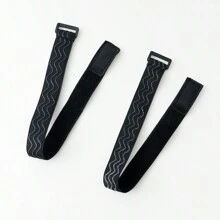 2pcs High Boot Straps, Anti-Slip Hook And Loop Shoelaces Suitable For Boots, Knee-High Boots
