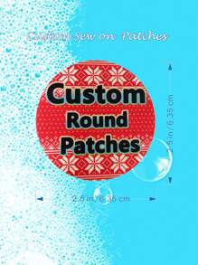 Custom Sew On Christmas Personalized Fashion Knit Print Patches, For Application On Clothing, Bags, Hats - Image Customization - View 5