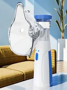 Mini Nebulizador Inhalador Portátil Niños Adultos Recargable - Blanco - Ver 2