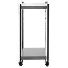 VEVOR 14" X 14" Rice Warmer Stand Cart Stainless Steel With Wheels & Two Brakes