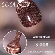 15毫升瓶装闪粉指甲油凝胶，闪亮闪粉指甲油凝胶，2026新款微闪粉反光美白美甲 - 彩色 - 查看 13