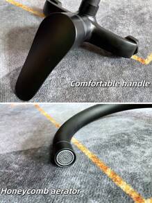 1 قطعة صنبور مطبخ ذو دوران 360 درجة من النحاس المطلي بالكروم للماء البارد والساخن، ذو مقبض واحد (كروم، أسود، قابل للاختيار)، أدوات مطبخ وإكسسوارات - متعدد الألوان - مشاهدة 12