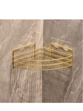 Bathroom Triangle Shelf Rack, No Drill Shower Organizer For Shampoo, Body Wash Storage Home Bathroom Decor Bathroom Organizer Fall Decor Back To School